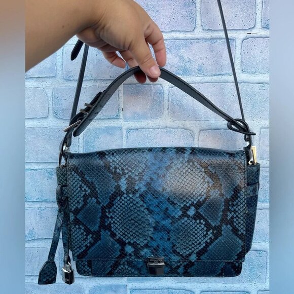 ZADIG & VOLTAIRE Optimiste snake leather crossbody bag - Picture 4 of 16